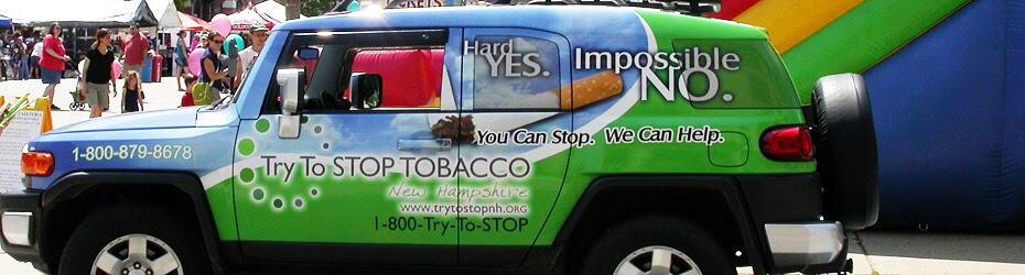 Mobile marketing helped promote the Try to Stop Tobacco at various events.