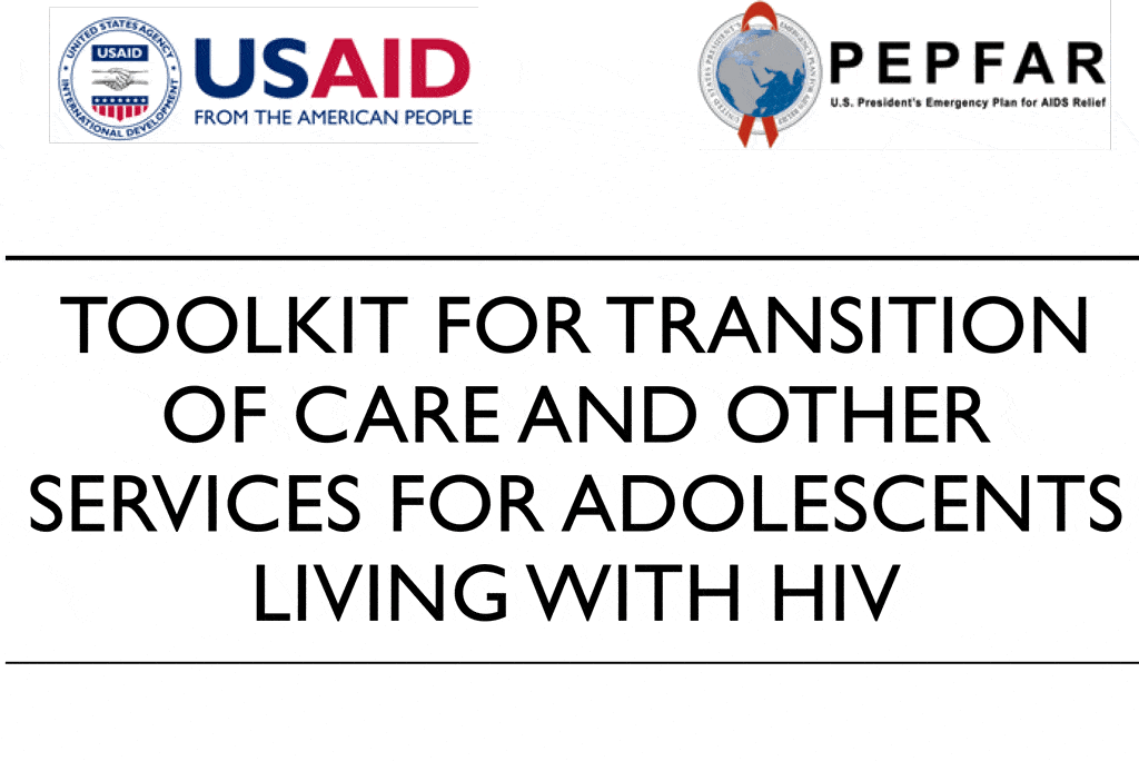 Cover: The Toolkit for Transition of Care and Other Services for Adolescents Living with HIV