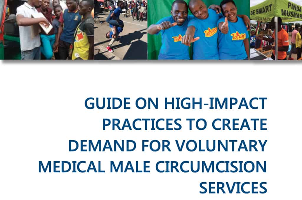 Guide on high-impact practices to create demand for voluntary medicale male circumcision services