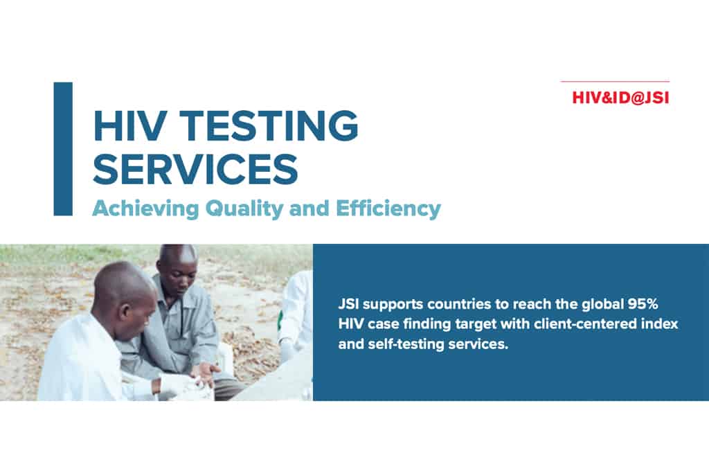 HIV testing services document image
