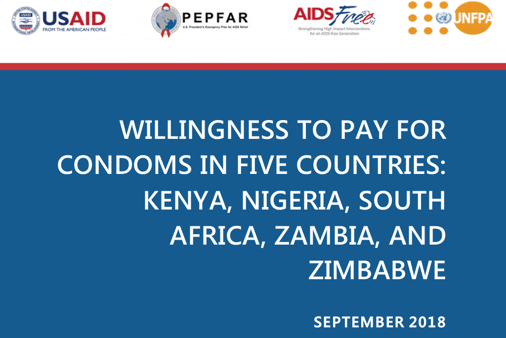 Cover of Willingness to Pay for Condoms in Five Countries: Kenya, Nigeria, South Africa, Zambia and Zimbabwe