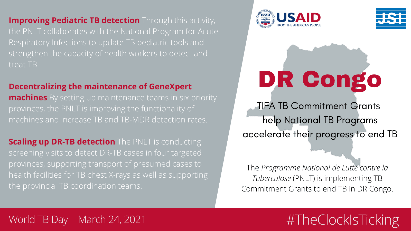 TIFA TB Commitment Grants in the DRC help National TB Programs Accelerate their Progress to end TB