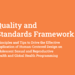 New Gold Standard for Adolescent Sexual and Reproductive Health Program & Design