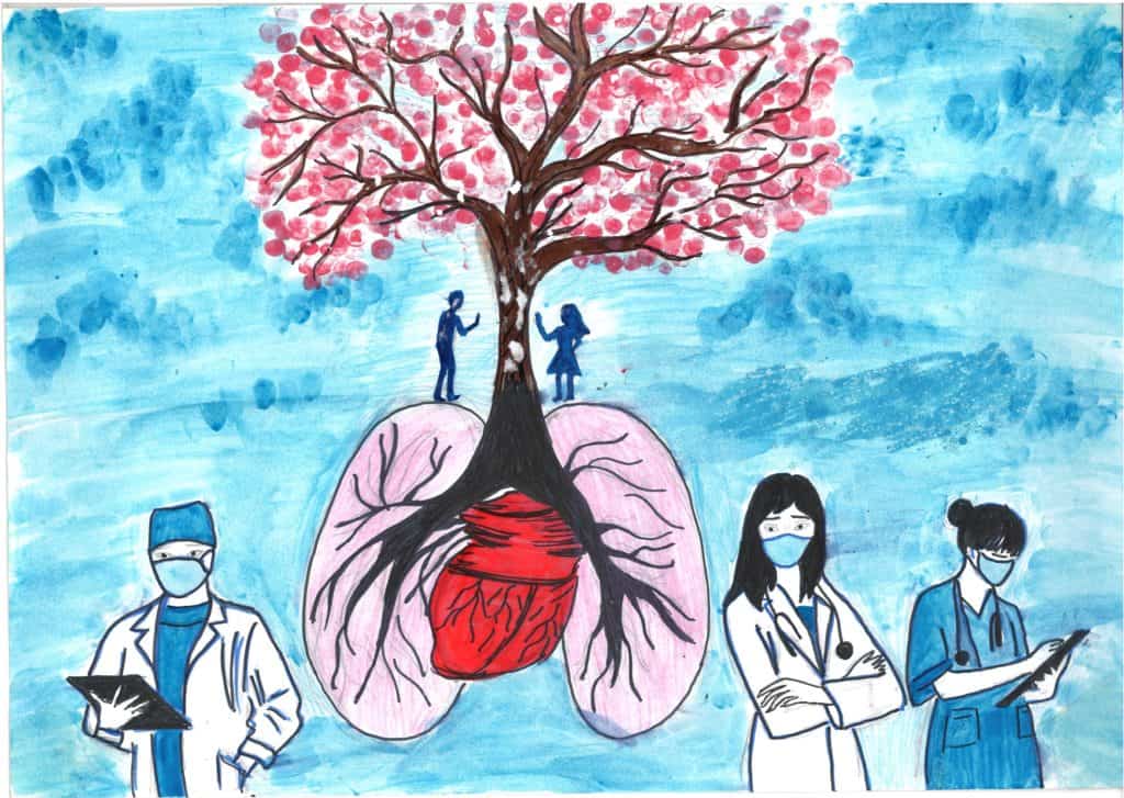 Tuberculosis inspired drawing by a child.